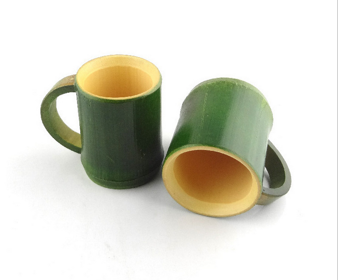 旅游工藝品 天然綠竹杯 竹制茶杯 創(chuàng)意禮品原色竹木工藝品